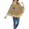 Fun World Adult Sweet Scarecrow Poncho -Wonderful Halloween Costumes Shop sweet scarecrow adult poncho