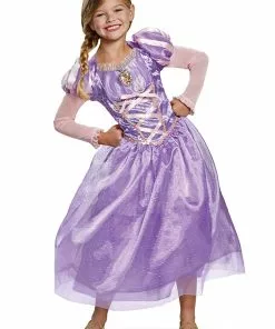 Disguise Tangled Rapunzel Deluxe Costume For Kids -Wonderful Halloween Costumes Shop tangled rapunzel kids deluxe costume alt 2