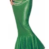 Forum Novelties, Inc Teal Mermaid Long Tail Skirt Costume -Wonderful Halloween Costumes Shop teal mermaid long tail skirt2