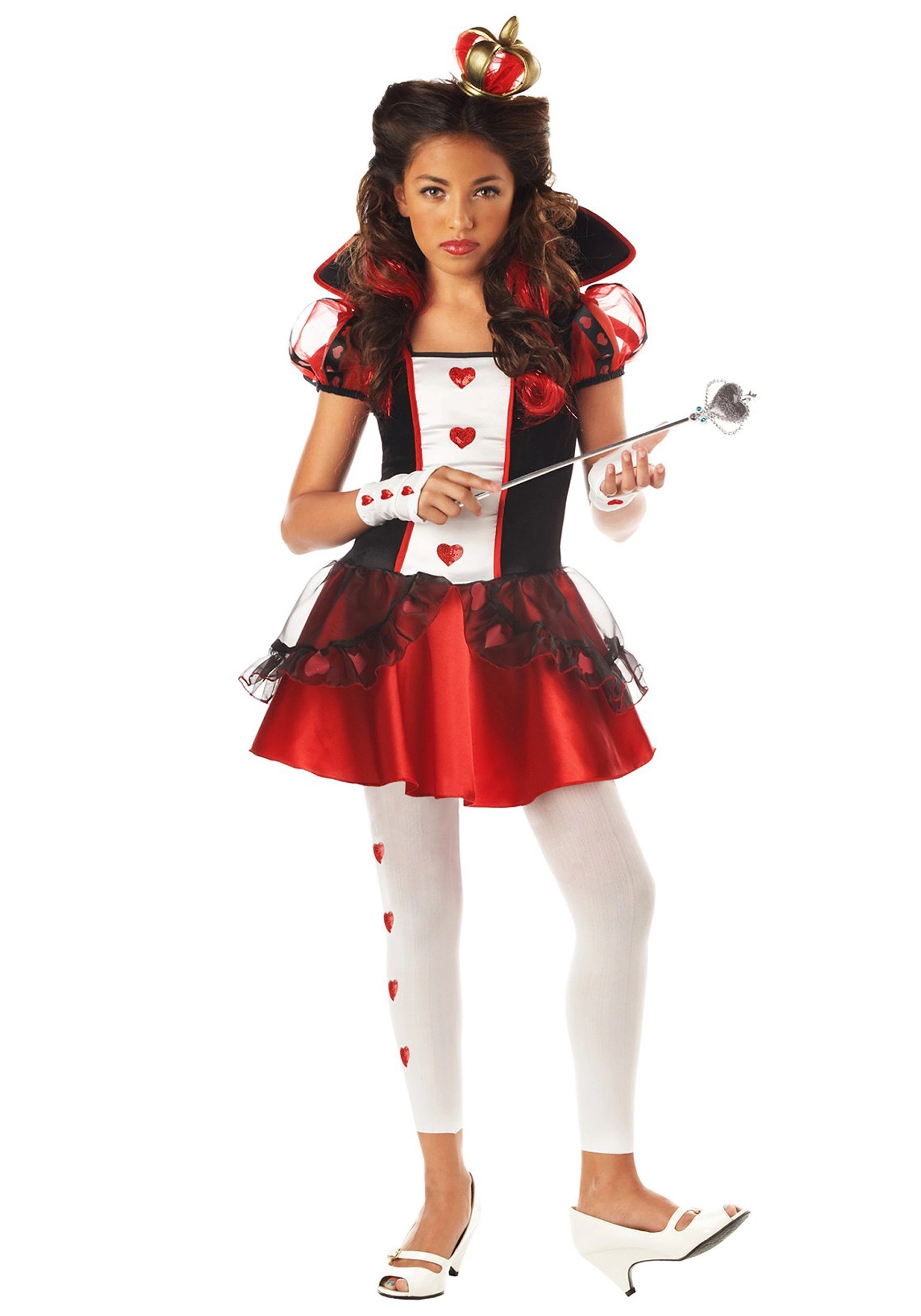 California Costume Collection Tween Queen Of Hearts Costume 3 California Costume Collection Tween Queen Of Hearts Costume
