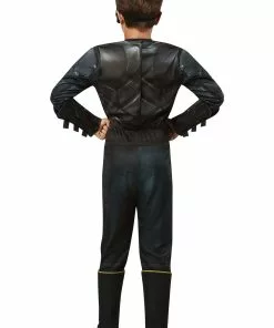 Rubies Costume Co. Inc Boy's The Batman (2022) Deluxe Batman Costume -Wonderful Halloween Costumes Shop the batman 2022 boys deluxe batman costume alt 2
