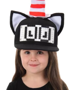 Elope The Cat In The Hat Bricky Blocks Build-On Snapback Hat Kit -Wonderful Halloween Costumes Shop the cat in the hat bricky blocks buildon snapback alt 3