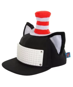 Elope The Cat In The Hat Bricky Blocks Build-On Snapback Hat Kit -Wonderful Halloween Costumes Shop the cat in the hat bricky blocks buildon snapback alt 8