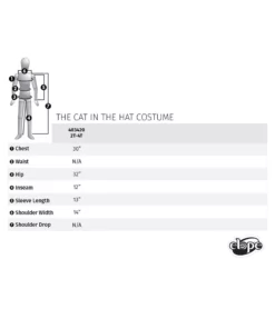 Elope Toddler The Cat In The Hat Costume -Wonderful Halloween Costumes Shop the cat in the hat costume toddler 2t 4t alt 3