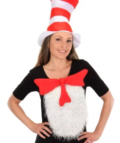 Elope Dr. Seuss The Cat In The Hat Deluxe Accessory Kit -Wonderful Halloween Costumes Shop the cat in the hat deluxe accessory kit alt 4