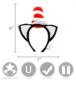 Elope The Cat In The Hat Economy Black Headband 10 Elope The Cat In The Hat Economy Black Headband -Wonderful Halloween Costumes Shop the cat in the hat economy headband alt 2