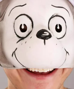 Elope The Cat In The Hat Latex Mask & Hat Costume Kit -Wonderful Halloween Costumes Shop the cat in the hat latex mask hat kit alt 2