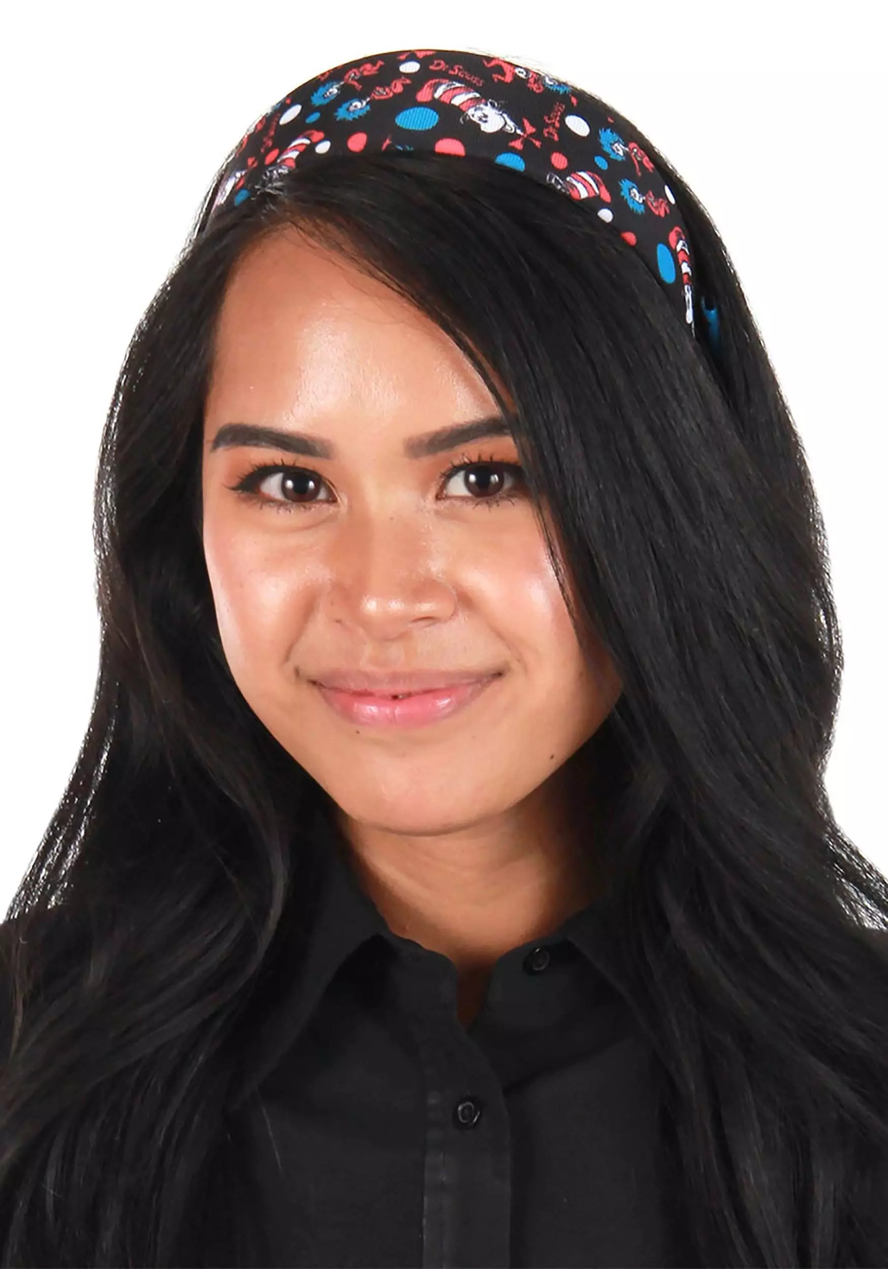 Elope Dr. Seuss The Cat In The Hat Pattern Headband 4 Elope Dr. Seuss The Cat In The Hat Pattern Headband - Image 2