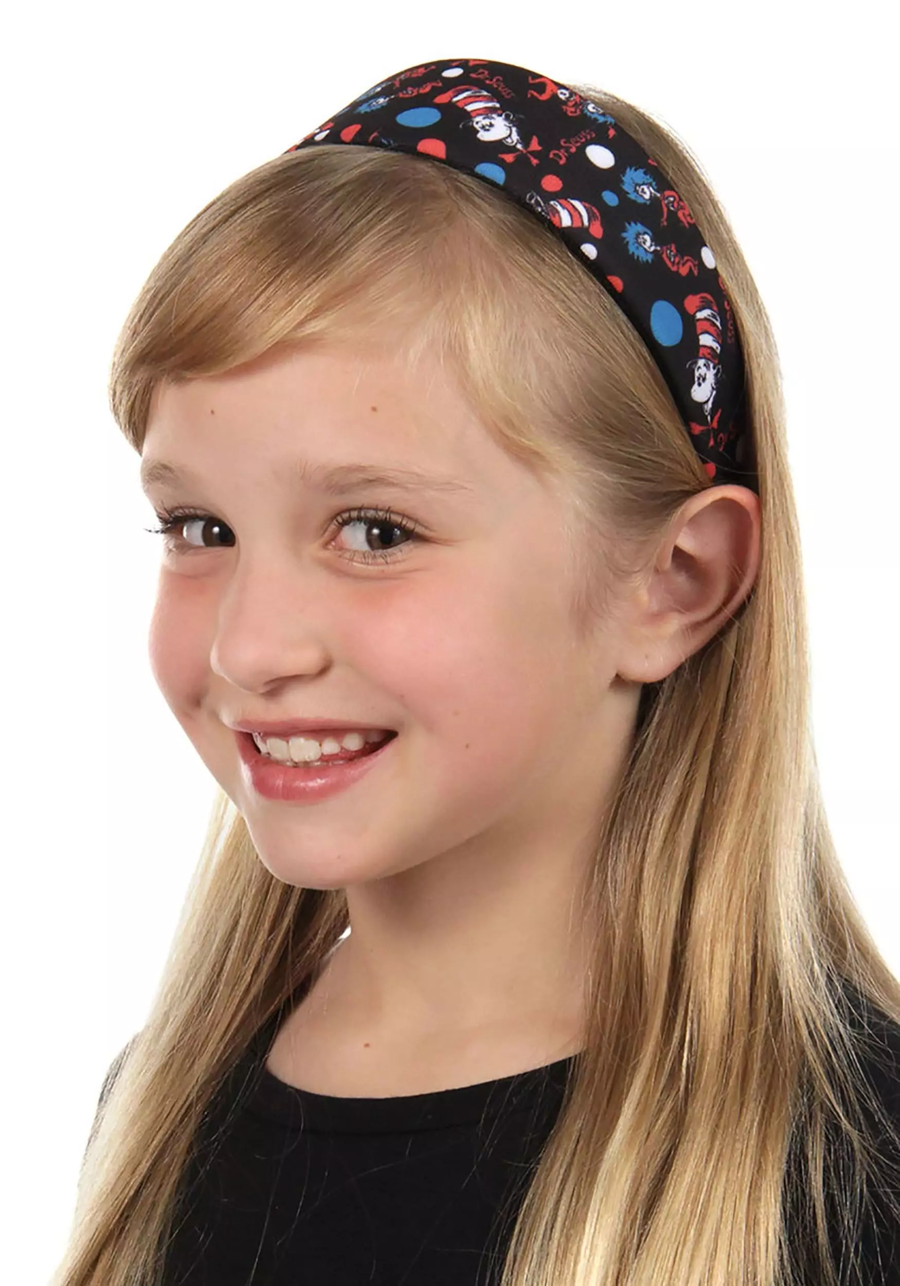 Elope Dr. Seuss The Cat In The Hat Pattern Headband 5 Elope Dr. Seuss The Cat In The Hat Pattern Headband - Image 3