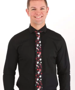 Elope The Cat In The Hat Pattern Necktie -Wonderful Halloween Costumes Shop the cat in the hat pattern necktie alt 3