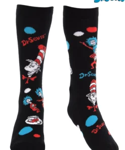 Elope The Cat In The Hat Pattern Kid's Socks