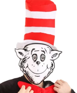 Elope The Cat In The Hat Vacuform Mask & Hat Kit 9 Elope The Cat In The Hat Vacuform Mask & Hat Kit -Wonderful Halloween Costumes Shop the cat in the hat vacuform mask hat kit alt 3