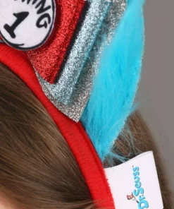 Elope Dr. Seuss Thing 1 & 2 Fuzzy Headband -Wonderful Halloween Costumes Shop thing 1 2 fuzzy headband alt 4