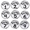 Elope Thing 1-9 Patches Set -Wonderful Halloween Costumes Shop thing 1 9 patches set