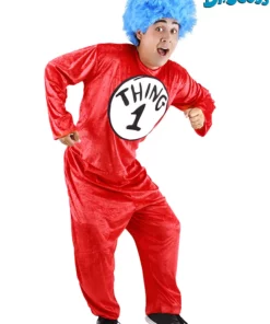 Elope Plus Size Thing 1 & Thing 2 Halloween Costume