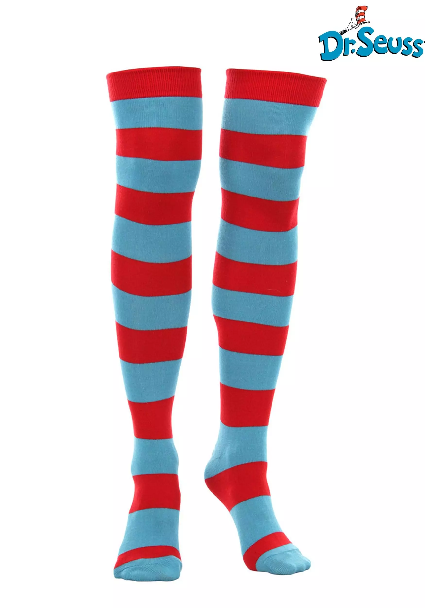 Elope Thing 1 & Thing 2 Striped Knee High Socks 3 Elope Thing 1 & Thing 2 Striped Knee High Socks