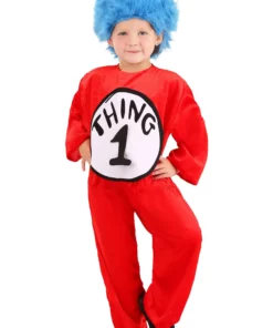 Elope Toddler Thing 1 & Thing 2 Costume -Wonderful Halloween Costumes Shop thing 1 thing 2 toddler costume alt 2