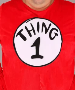 Elope Thing 1&2 Adult Plus Size Costume -Wonderful Halloween Costumes Shop thing 12 adult plus size costume alt 2