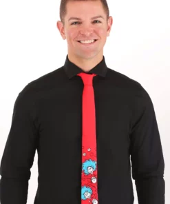 Elope Thing 1&2 Character Necktie -Wonderful Halloween Costumes Shop thing 12 character necktie alt 3