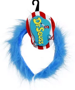 Elope Thing 1&2 Blue Fuzzy Headband -Wonderful Halloween Costumes Shop thing 12 fuzzy headband alt 2