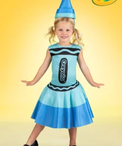 Suzhou Zhongsheng Imp & Exp Co., Ltd Blue Crayola Crayon Costume Dress For Toddlers