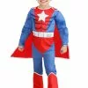 Savvy Garments Toddler Muscle Suit Superhero Costume For Boys
