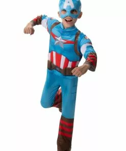 JAZWARES Captain America Costume For Toddlers