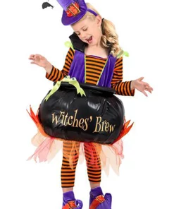 Princess Paradise Candy Catcher Cauldron Witch Costume For Toddlers -Wonderful Halloween Costumes Shop toddler cauldron witch costume alt 23
