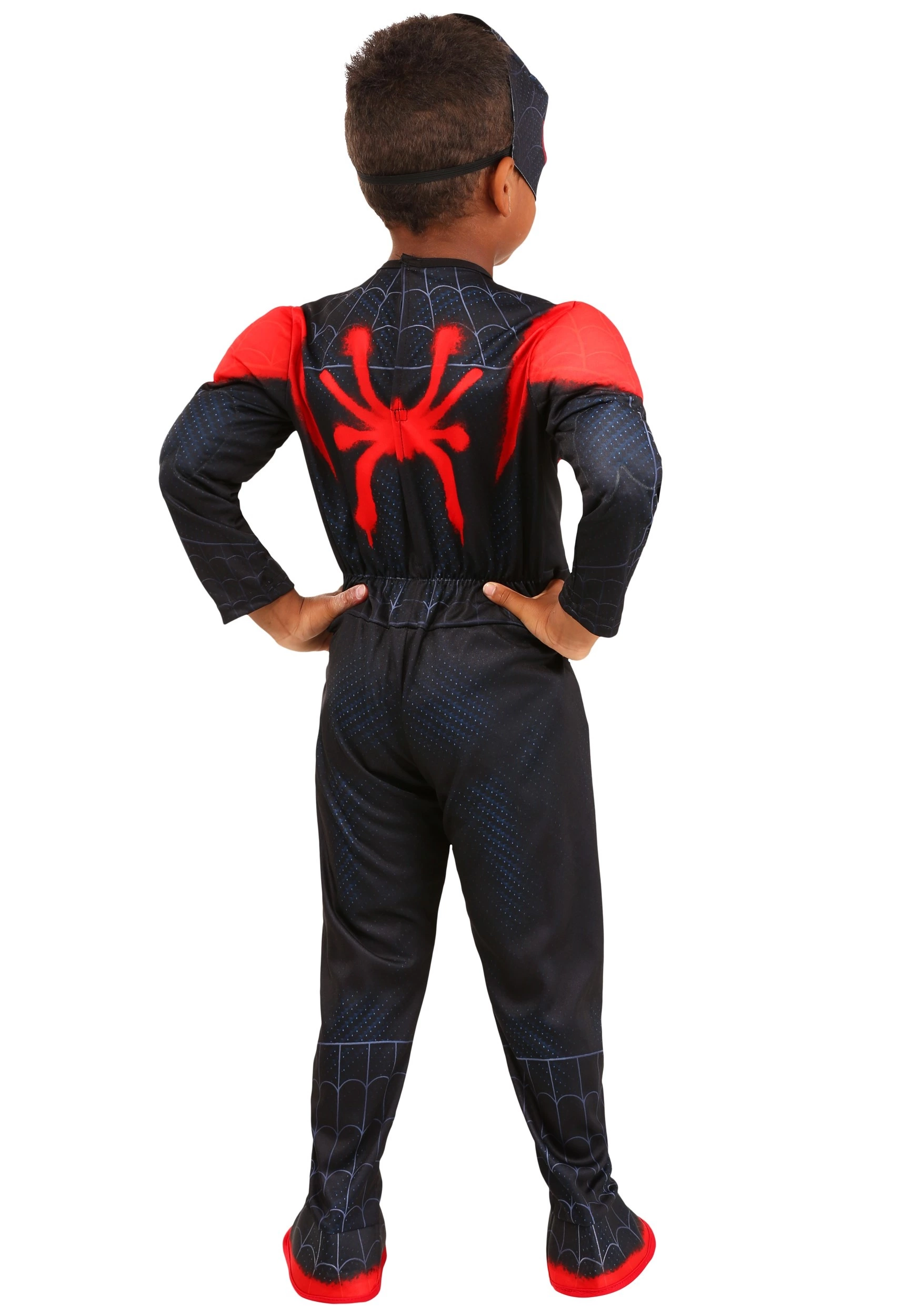 Rubies Costume Co. Inc Toddler's Deluxe Spiderman Miles Morales Costume 4 Rubies Costume Co. Inc Toddler's Deluxe Spiderman Miles Morales Costume - Image 2