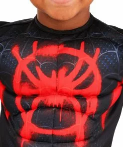 Rubies Costume Co. Inc Toddler's Deluxe Spiderman Miles Morales Costume 14 Rubies Costume Co. Inc Toddler's Deluxe Spiderman Miles Morales Costume -Wonderful Halloween Costumes Shop toddler deluxe miles morales costume alt 5