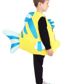 Fun Costumes Disney Flounder Costume For Toddlers -Wonderful Halloween Costumes Shop toddler flounder costume alt 5