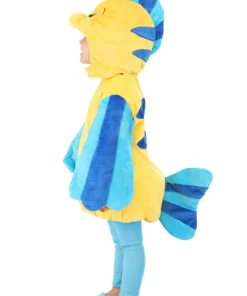 Zhenjiang Lian Yew Every Age Garment Accessories A Disney The Little Mermaid Toddler Flounder Costume -Wonderful Halloween Costumes Shop toddler flounder costume alt 6 1