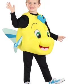 Fun Costumes Disney Flounder Costume For Toddlers -Wonderful Halloween Costumes Shop toddler flounder costume alt 6