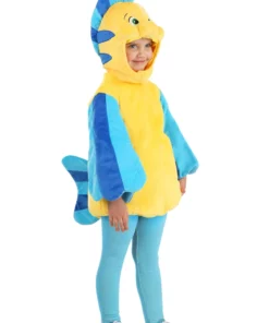 Zhenjiang Lian Yew Every Age Garment Accessories A Disney The Little Mermaid Toddler Flounder Costume -Wonderful Halloween Costumes Shop toddler flounder costume alt 7