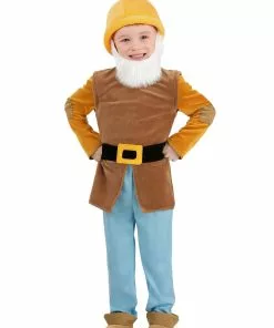 Fun Costumes Disney Snow White Happy Dwarf Costume For Toddlers -Wonderful Halloween Costumes Shop toddler happy dwarf costume alt 3