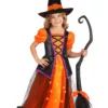 LF Products Pte. Ltd. Orange Light-Up Witch Costume For Toddlers
