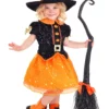 Savvy Garments Toddler Pumpkin Patch Witch Costume