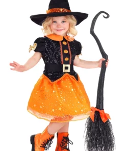 Savvy Garments Toddler Pumpkin Patch Witch Costume