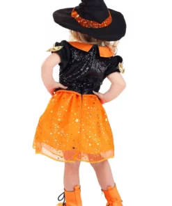 Savvy Garments Toddler Pumpkin Patch Witch Costume -Wonderful Halloween Costumes Shop toddler pumpkin patch witch costume alt 5