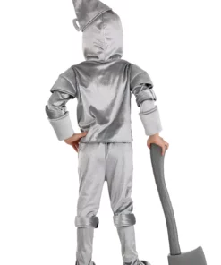Zhenjiang Lian Yew Every Age Garment Accessories A Silver Tin Man Costume For Toddlers -Wonderful Halloween Costumes Shop toddler silver tin man costume alt 1
