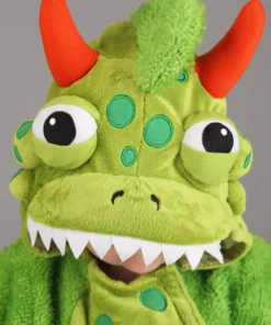 Zhenjiang Lian Yew Every Age Garment Accessories A Spotted Green Monster Costume For Toddlers -Wonderful Halloween Costumes Shop toddler spotted green monster costume alt 3