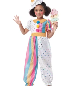 California Costume Collection Toddler Sweet Treats Clown Costume