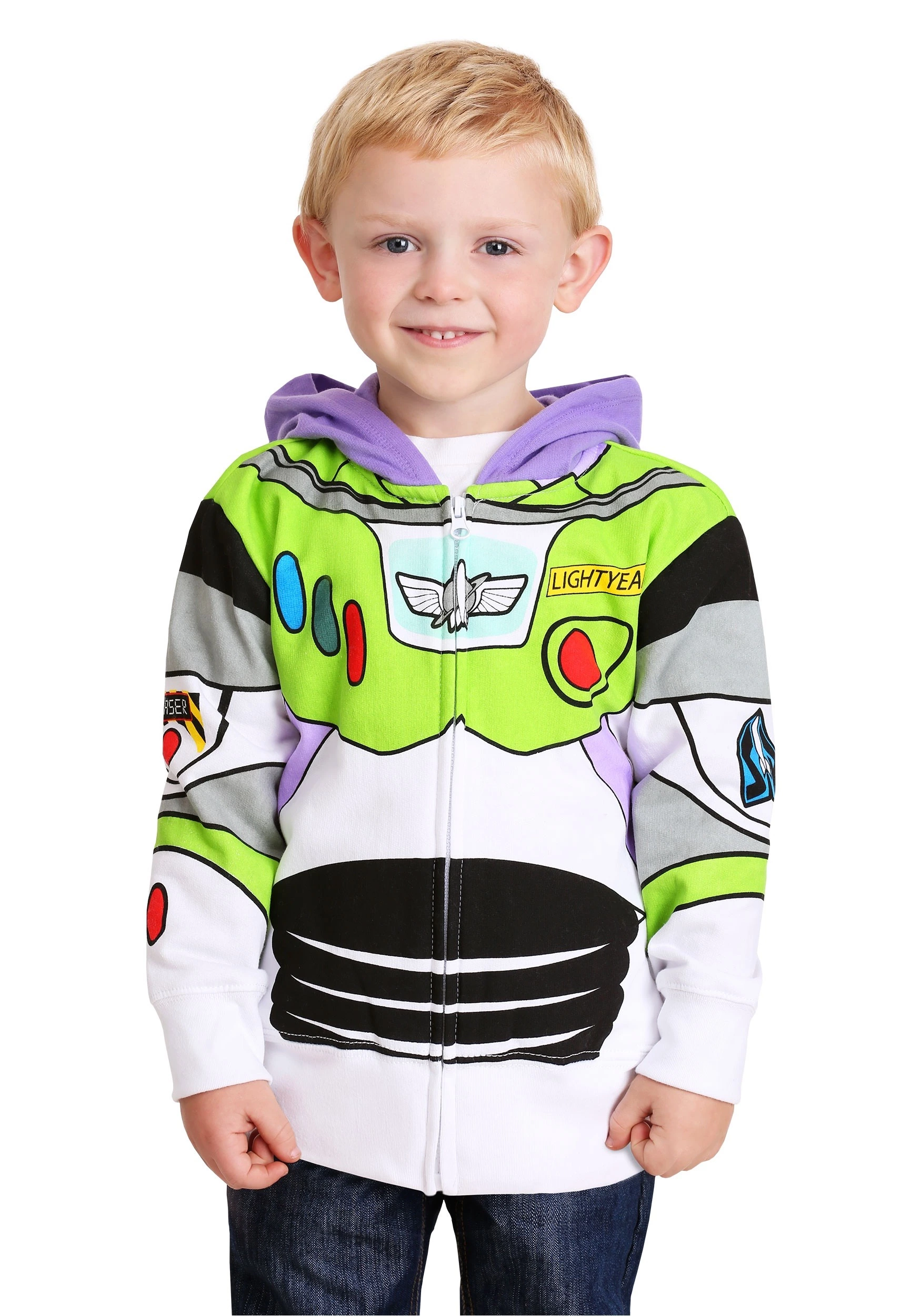 Freeze Toddler Toy Story Buzz Lightyear Costume Hoodie 3 Freeze Toddler Toy Story Buzz Lightyear Costume Hoodie