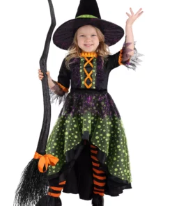 Suzhou Zhongsheng Imp & Exp Co., Ltd Verdant Spring Witch Costume For Toddlers