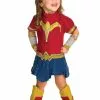 Rubies Costume Co. Inc Toddler Wonder Woman Fleece Costume -Wonderful Halloween Costumes Shop toddler wonder woman fleece romper