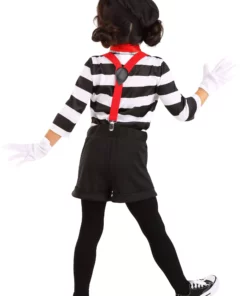 Fun Costumes Classic Mime Toddler Costume -Wonderful Halloween Costumes Shop toddlers mime costume alt 1