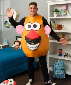 Disguise Mrs / Mr Potato Head Adult Costume -Wonderful Halloween Costumes Shop toy potato head costume alt 9