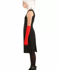 Fun Costumes Cruella De Vil Coat Costume For Teens From Disney's 101 Dalmatians -Wonderful Halloween Costumes Shop tween cruella de vil costume alt 10