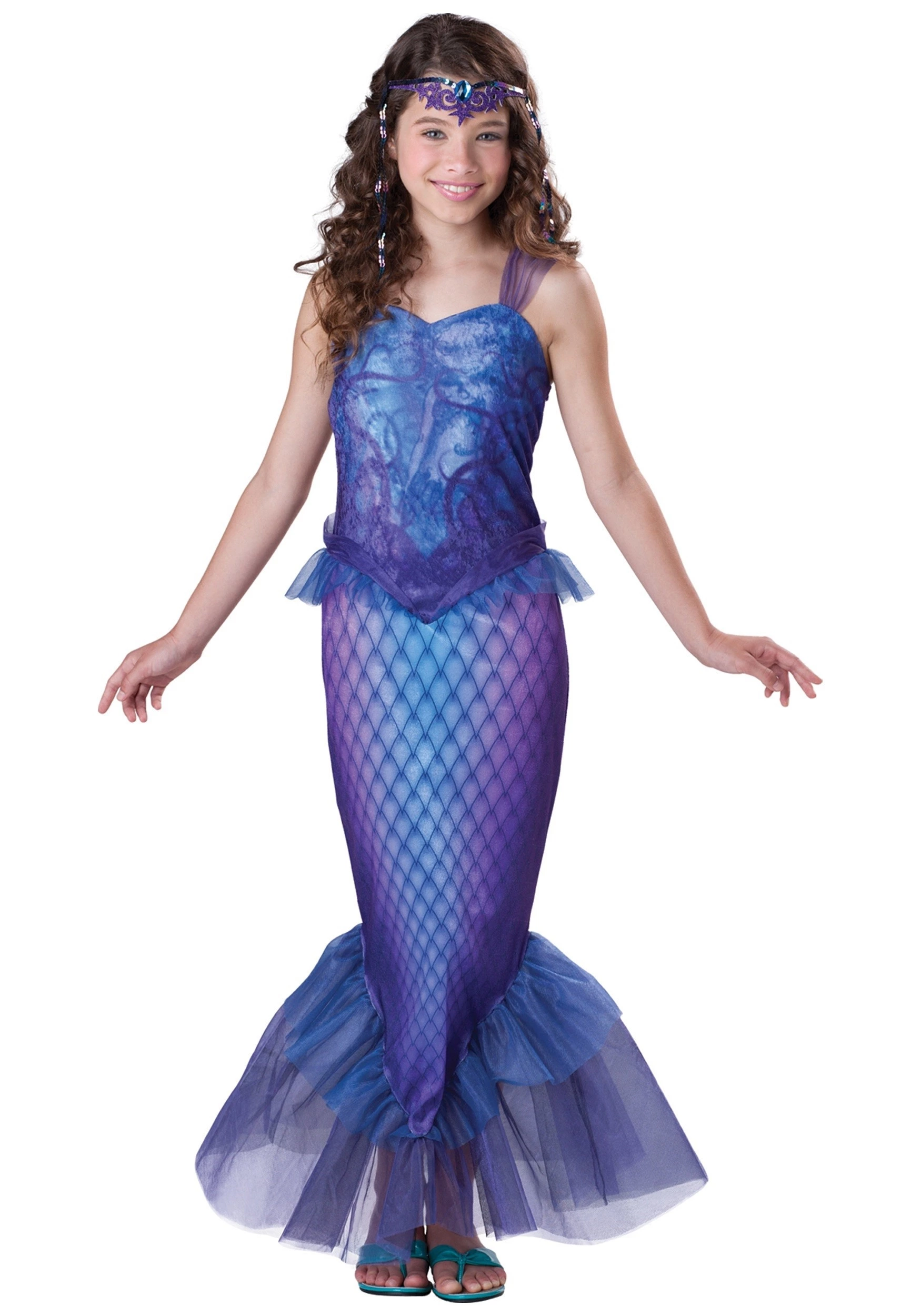 In Character Girls Mysterious Mermaid Costume 3 In Character Girls Mysterious Mermaid Costume