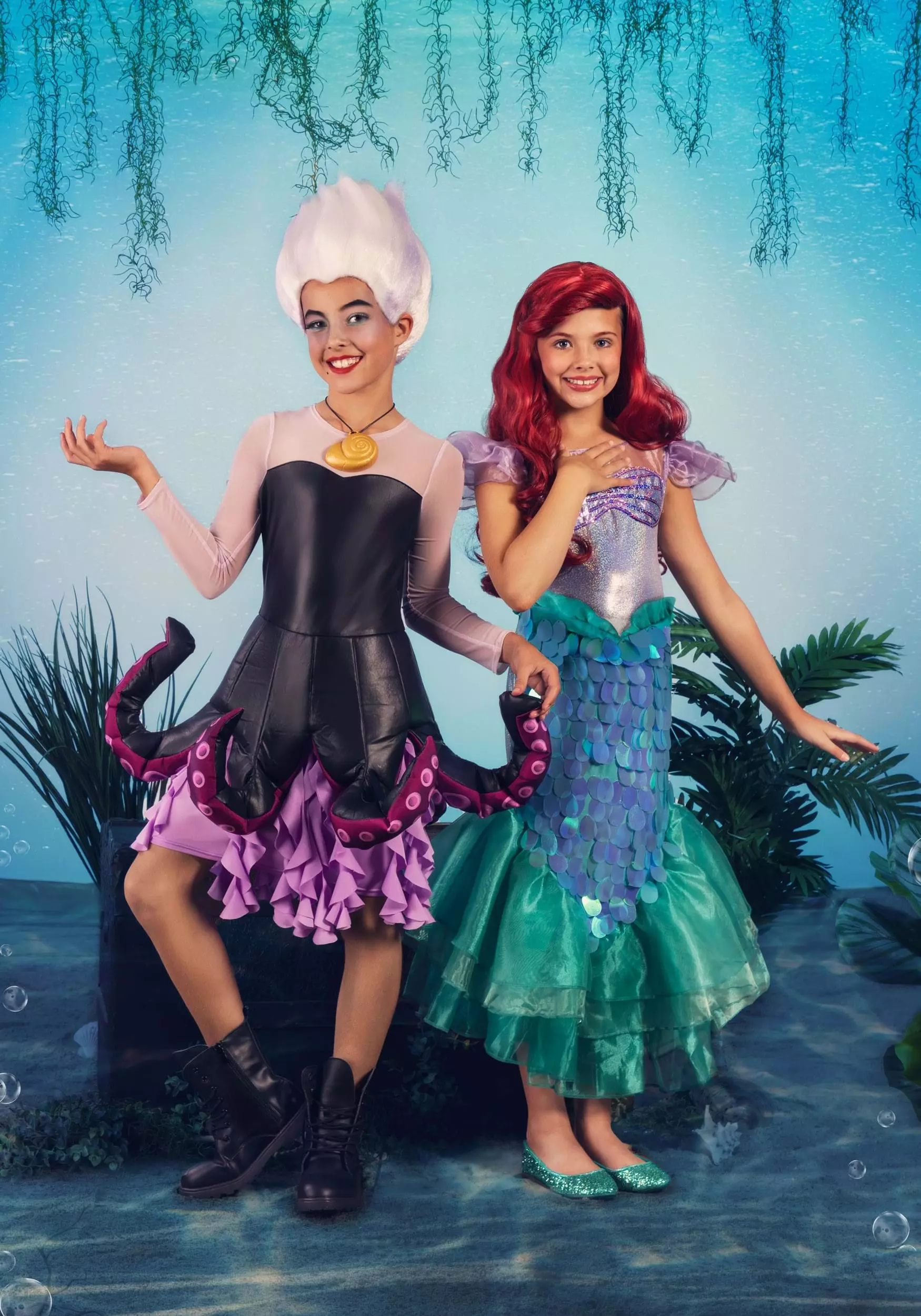Armada Disney The Little Mermaid Tween Girl's Ursula Costume 5 Armada Disney The Little Mermaid Tween Girl's Ursula Costume - Image 3